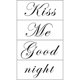 Appliqués snap ''kiss me good night'' – image 1 sur 2