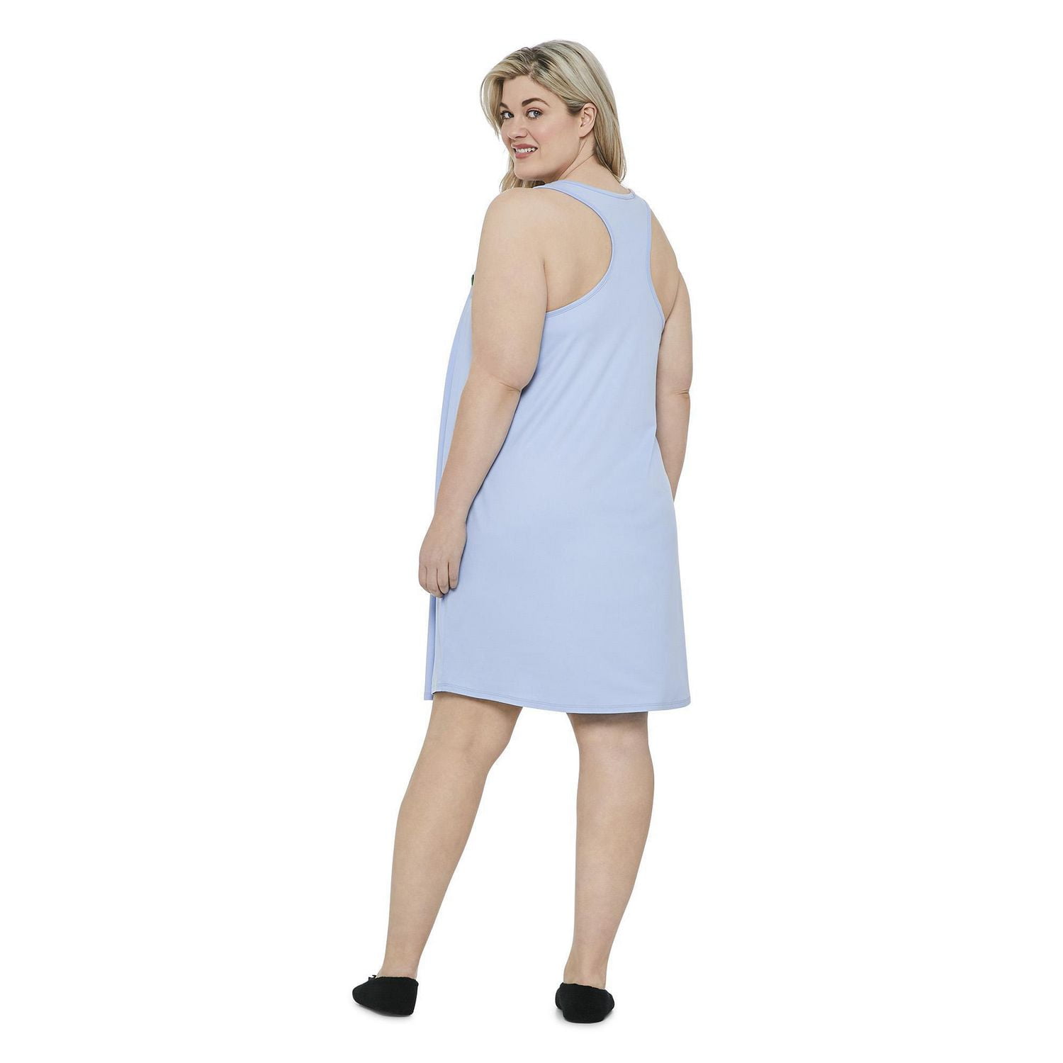 Chemise de nuit débardeur avec dos nageur George pour femmes