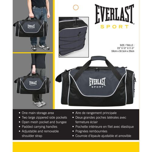 Everlast Sport Duffle Black 