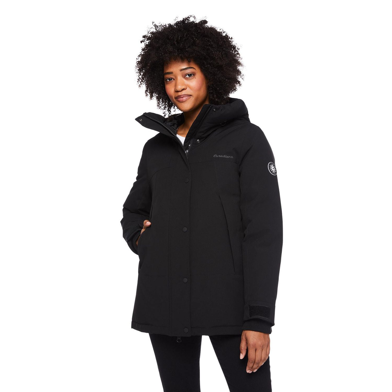 Parka en duvet Canadiana x SGRC pour femmes