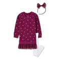 thumbnail image 1 of Ensemble 3 pièces avec robe en molleton Btween pour petites filles, 1 of 2