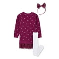thumbnail image 2 of Ensemble 3 pièces avec robe en molleton Btween pour petites filles, 2 of 2