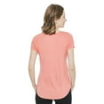 thumbnail image 3 of George Women's Drapey V-Neck Tee, 3 of 6
