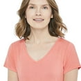 thumbnail image 4 of George Women's Drapey V-Neck Tee, 4 of 6