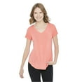 thumbnail image 1 of George Women's Drapey V-Neck Tee, 1 of 6