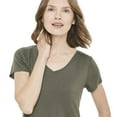 thumbnail image 4 of George Women's Drapey V-Neck Tee, 4 of 6