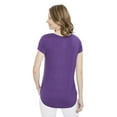 thumbnail image 3 of George Women's Drapey V-Neck Tee, 3 of 6