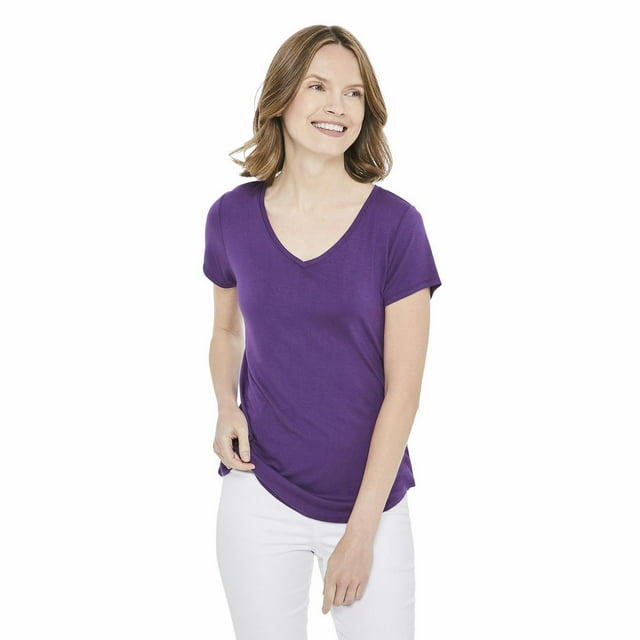 George Women's Drapey V-Neck Tee