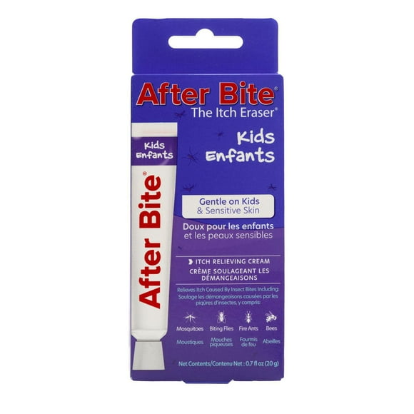 Crème douce à soulagement rapide formule éprouvée Itch Erazer d'After Bite pour enfants 20g