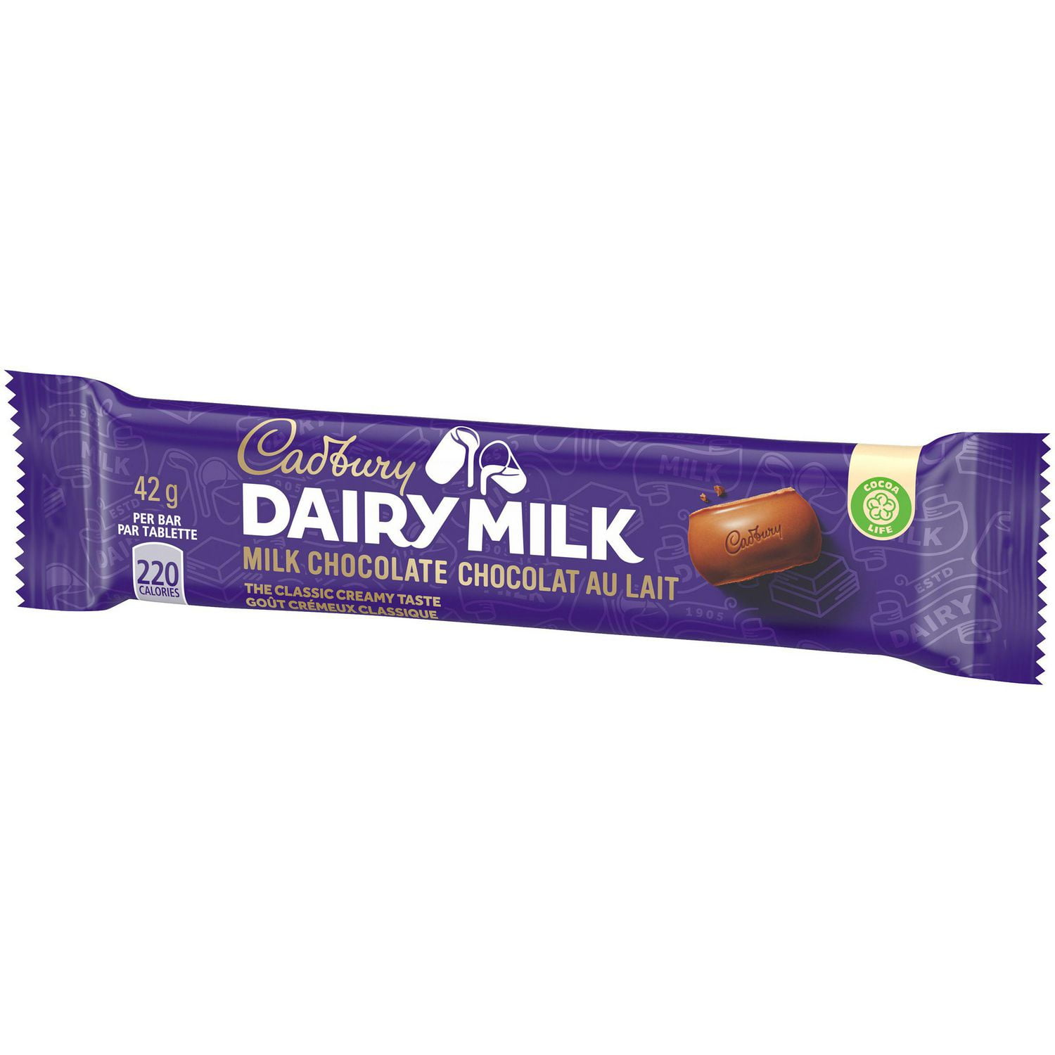Cadbury Dairy Milk, Chocolat Au Lait, 42 G 42 g