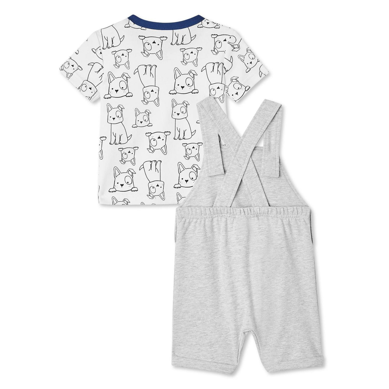 Ensemble 2 pièces avec short-salopette Love Ellen DeGeneres pour bébés garçons