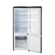 iio 7 Cu. pi. Réfrigérateur rétro avec congélateur inférieur en Rouge Vin – image 4 sur 9