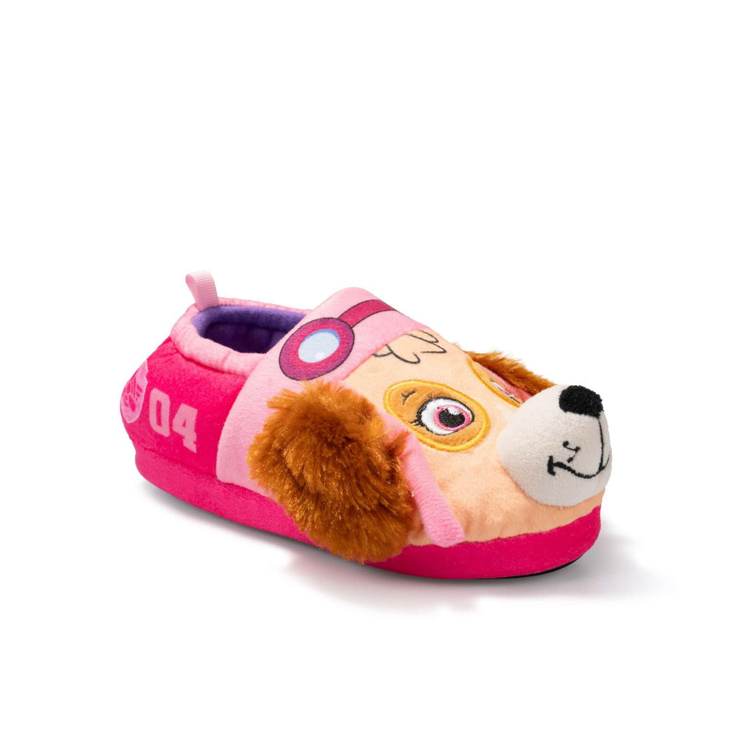 Paw Patrol Toddler Girl's 3D Slipper, Size 5-12
