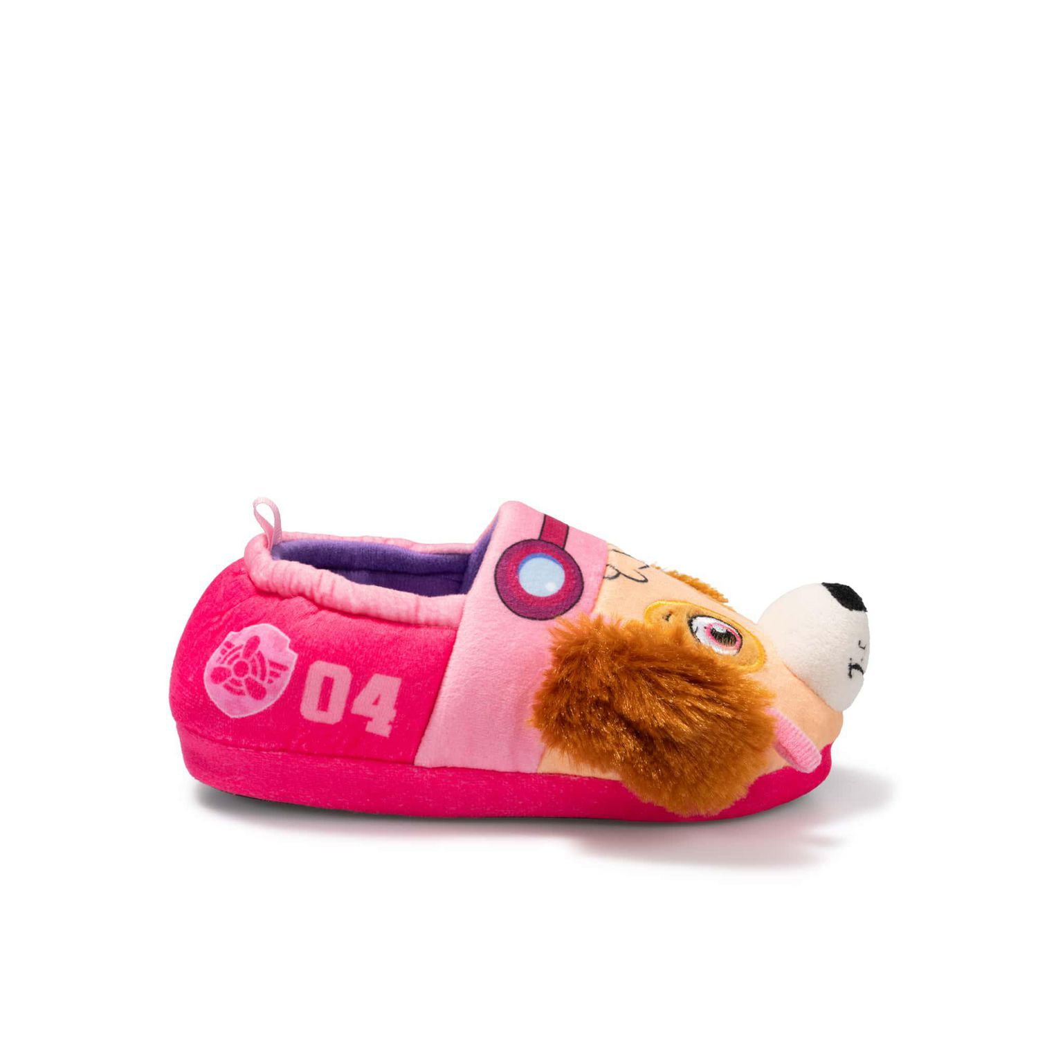 Paw Patrol Toddler Girl's 3D Slipper, Size 5-12