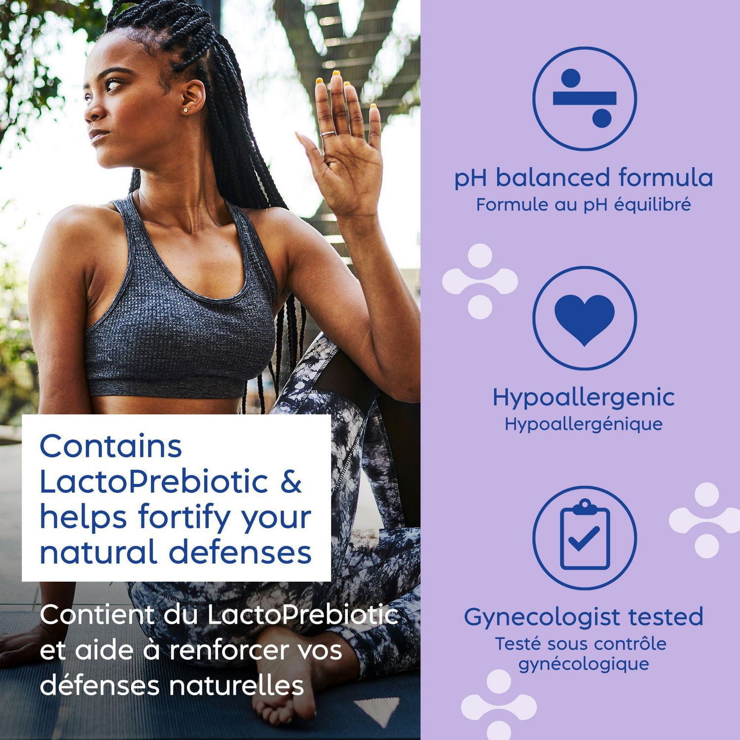 Nettoyant intime quotidien Vagisil Équilibre pH 360 ml (3 unités)