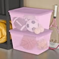 thumbnail image 2 of Sterilite 55L BoÎte Rangement -Mauve, 2 of 2