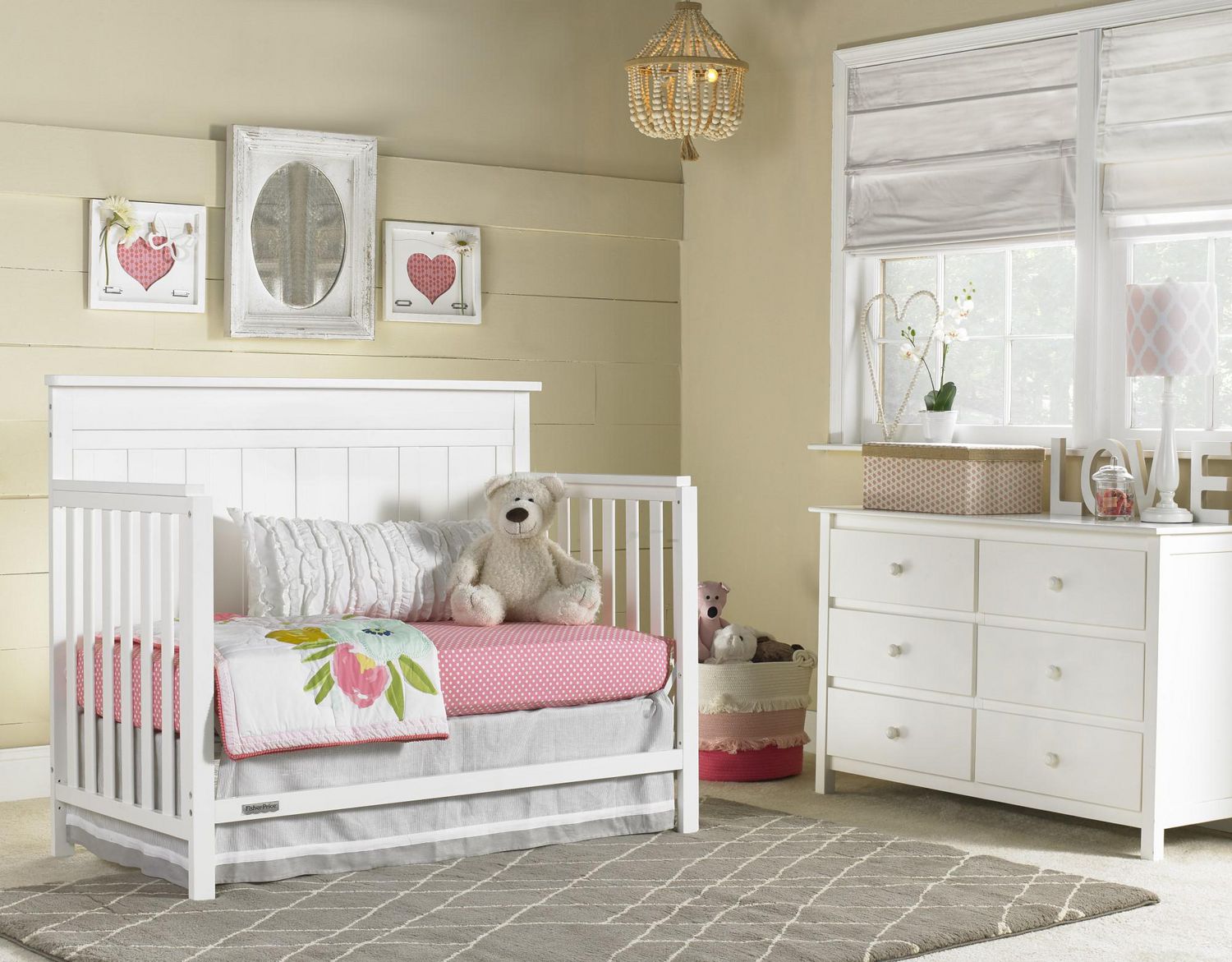 Fisher Price Clayton Crib - White 