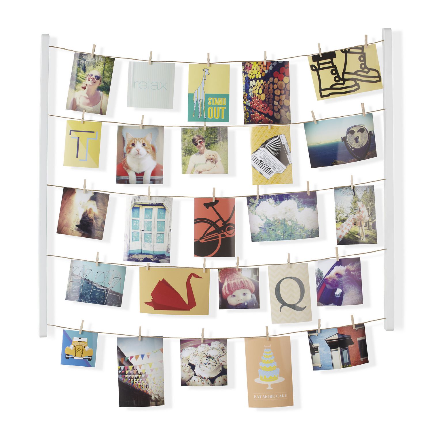 Hangit Photo Display White - Best for the Sentimental Dad