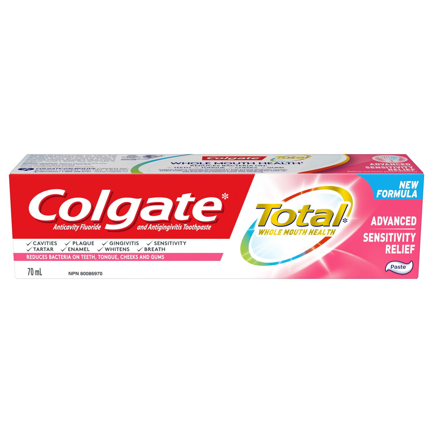 Colgate Total Advanced Sensitive Toothpaste, Gel Walmart