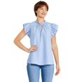 thumbnail image 1 of George Women's Ruffle Sleeve Blouse, 1 of 6