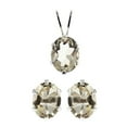 thumbnail image 1 of Boucles d’oreille et pendentif de quartz citrons, 1 of 2