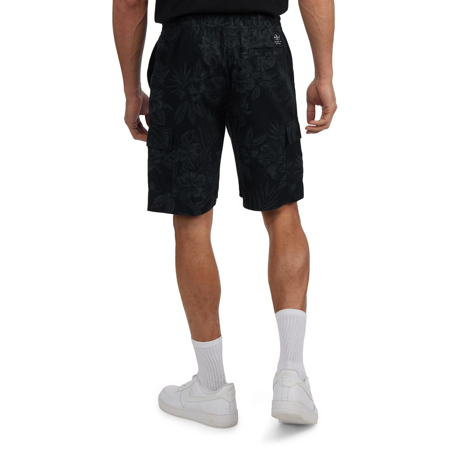 Short cargo imprimé tropical Marc Ecko