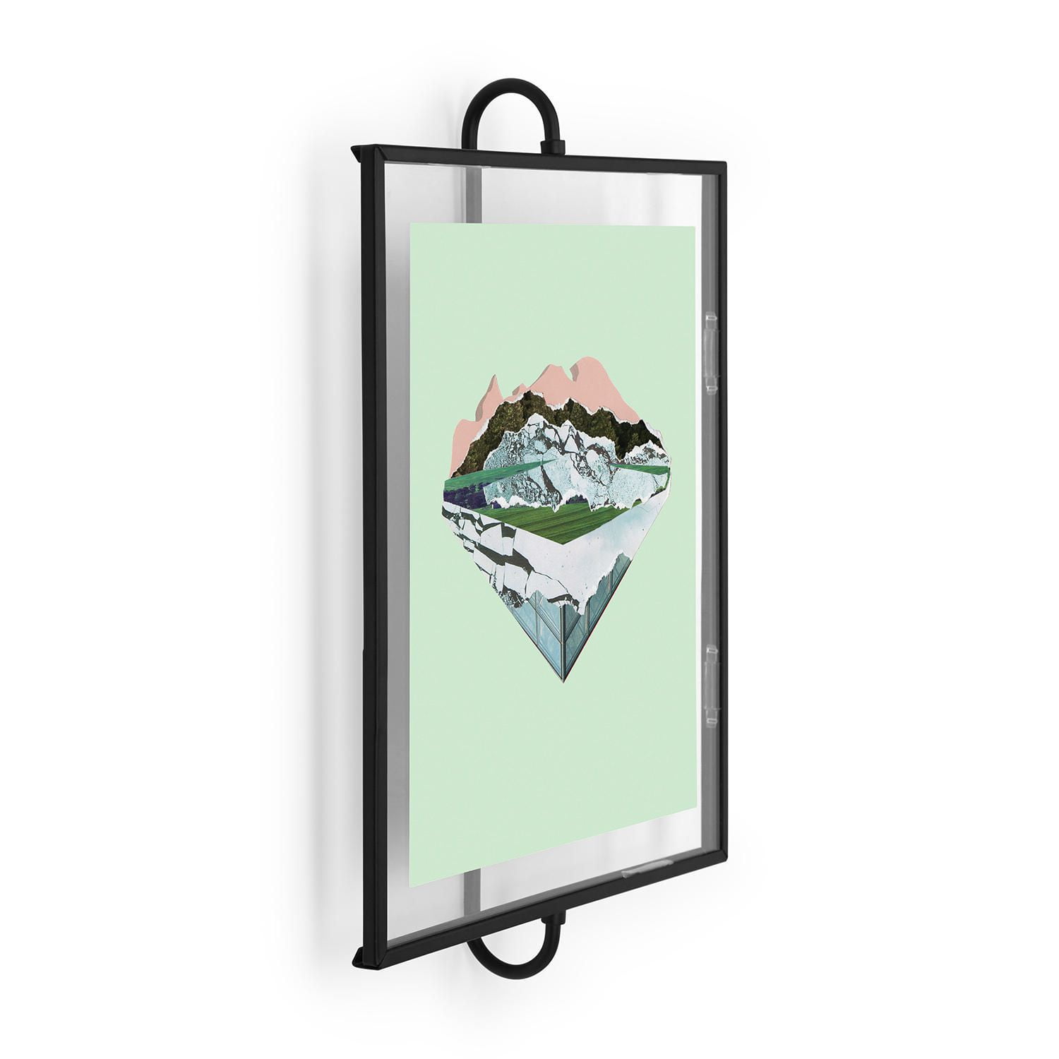 Umbra Phantom Frame. Cadre Photo Phantom. En Métal Noir. Pour Photo