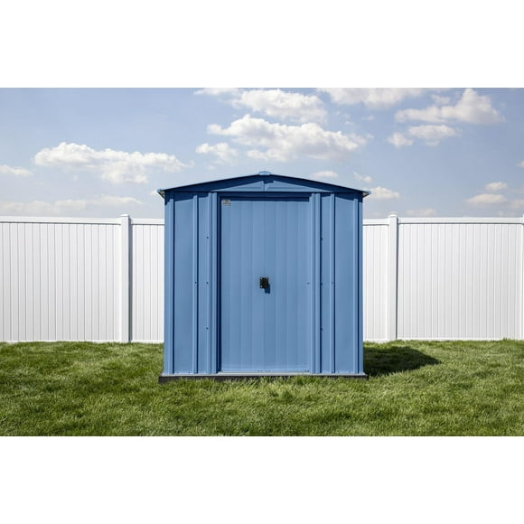 Arrow 6 x 7 x 6 ft Blue Shed