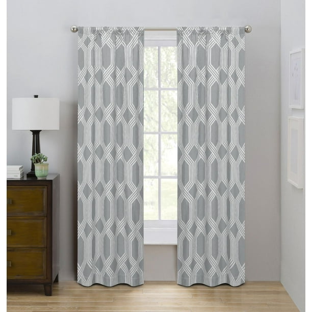 Eclipse Draft Stopper Window Curtain Panel, 1 Panel 42"x 63", 42"x 84