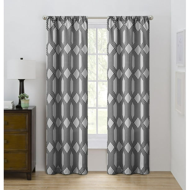 Eclipse Draft Stopper Window Curtain Panel, 1 Panel 42"x 63", 42"x 84