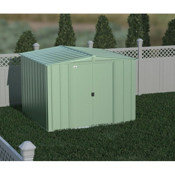 Arrow 8 x 8 x 6 ft Green Shed