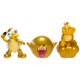 Nintendo Mario Bros. U Micro - Paquet de 3 figurines - Lakitu d'or/Boo d'or/Frère Hammer d'or – image 2 sur 2
