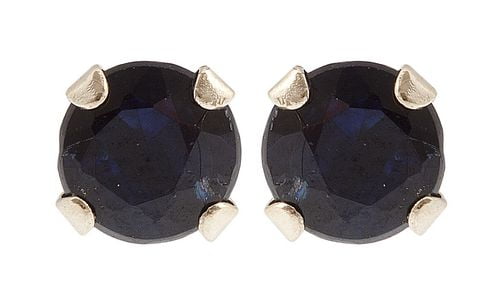 Boucles d’oreilles en or 10 ct de saphir
