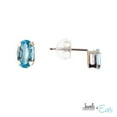 thumbnail image 1 of Boucles d’oreilles en or 10 ct de topaz bleu, 1 of 1