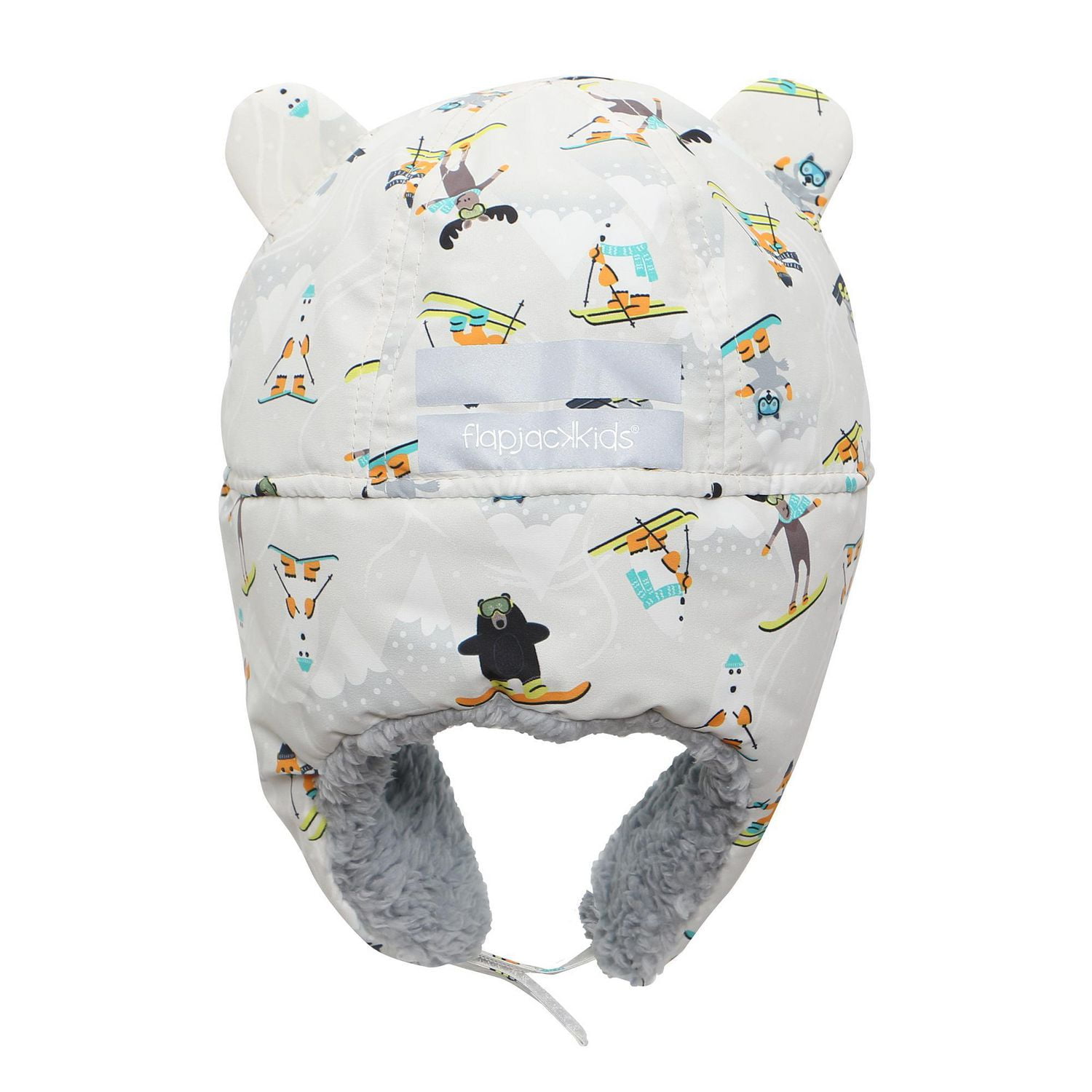 FlapJackKids - Bébé, tout-petit, enfants, garçons, Unisexe - Chapeau de trappeur hydrofuge - Doublure Sherpa