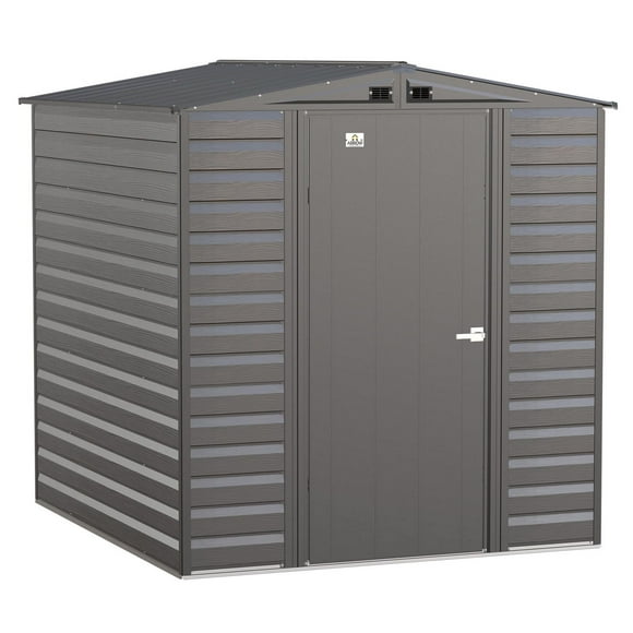 Arrow Select 6 x 7 x 7 ft Grey Shed