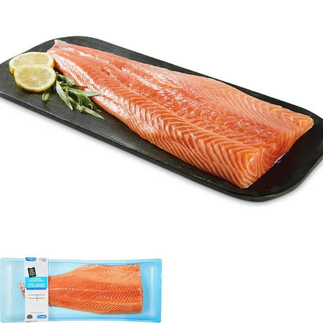 Your Fresh Market Atlantic Salmon Side, 1 piece, 0.68 - 1.35 KG
