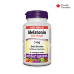 Webber Naturals® Melatonin Extra Strength Quick Dissolve, 5 mg
