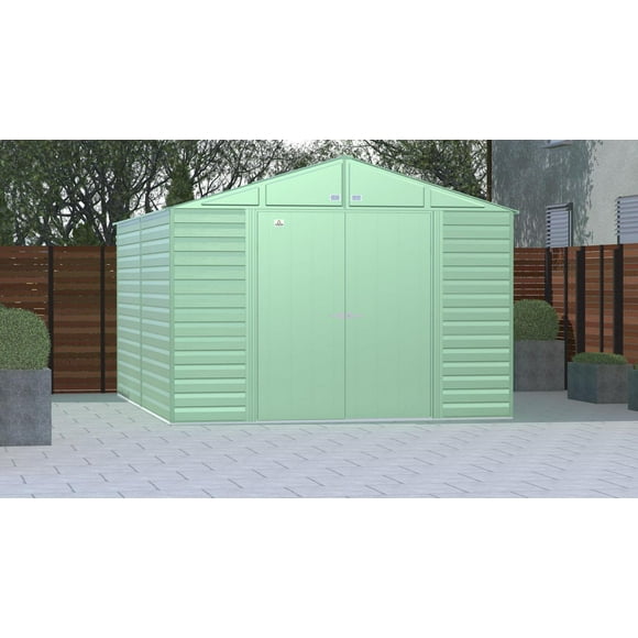 Arrow Select 10 x 14 x 8 ft Green Shed