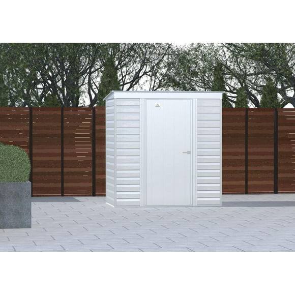 Arrow Select 6 x 4 x 6 ft Light Grey Shed