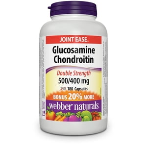 Webber Naturals® Glucosamine Chondroitin Double Strength, 500/400 mg
