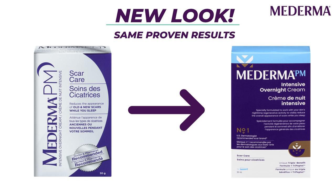 Mederma PM Intensive Overnight Scar Cream | Reduces the