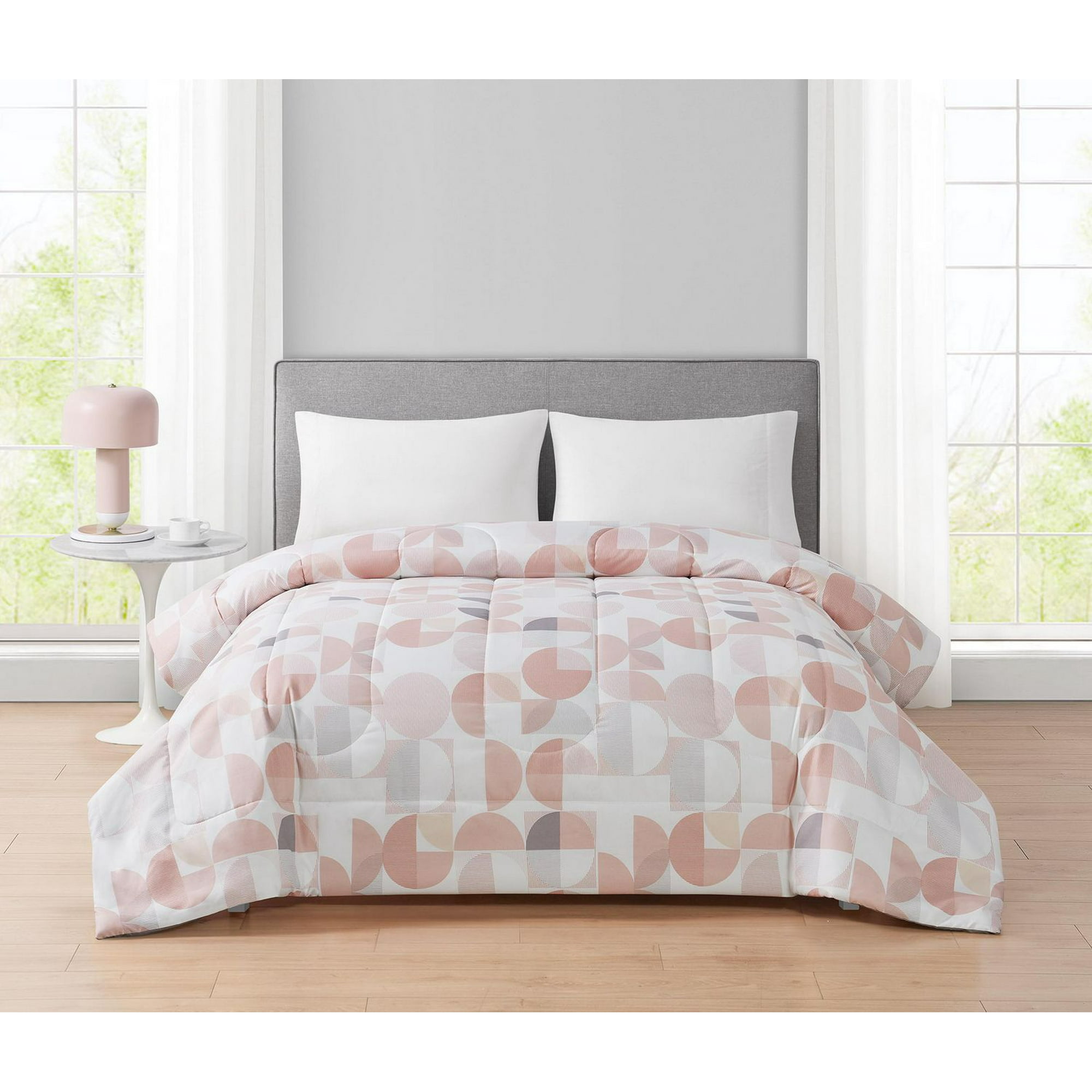 Buy Marino Queen-Sized Comforter Set, Blush - 230x220 cm Online in