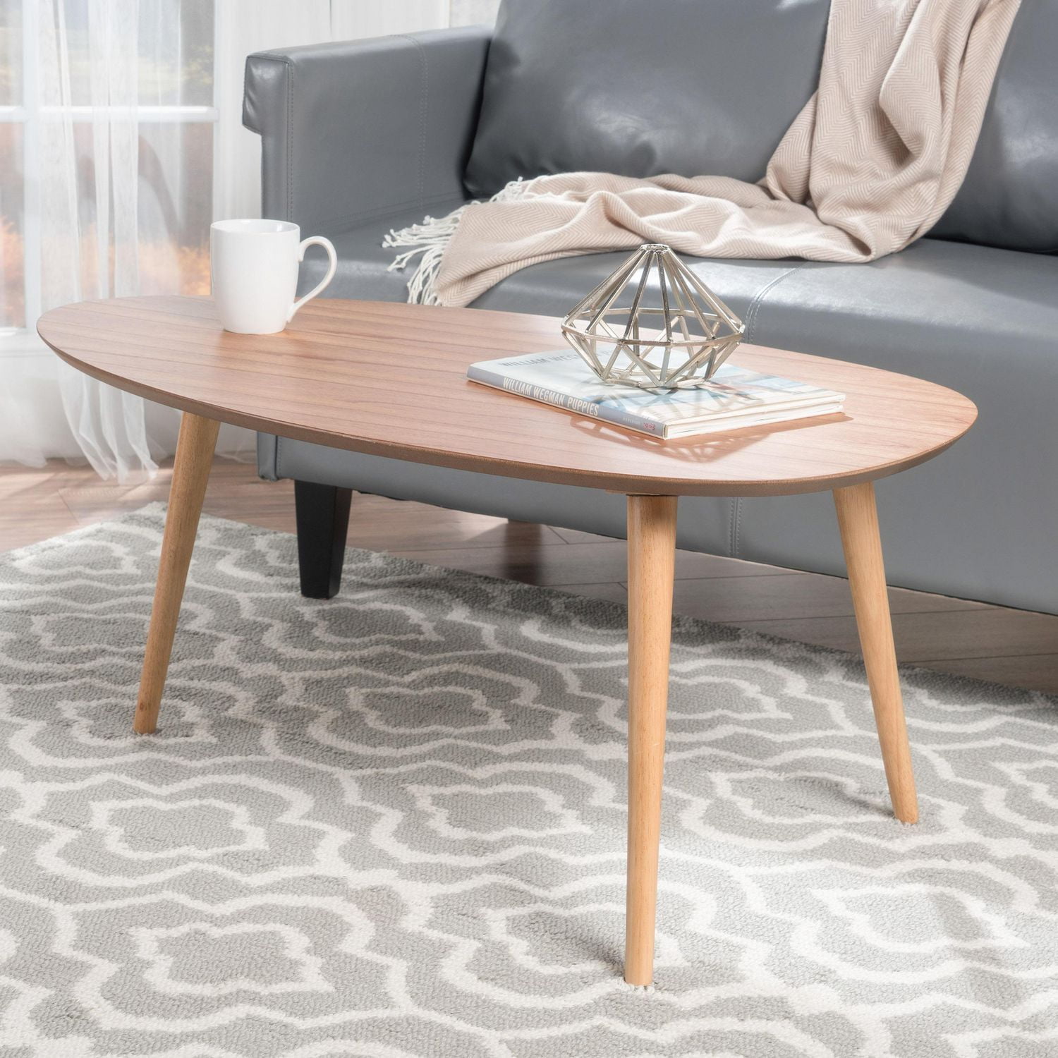 Elam Natural Wood Coffee Table Walmart Canada