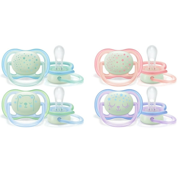 Philips Avent Ultra Air Nighttime Pacifier 0-6m, mixed case, 2