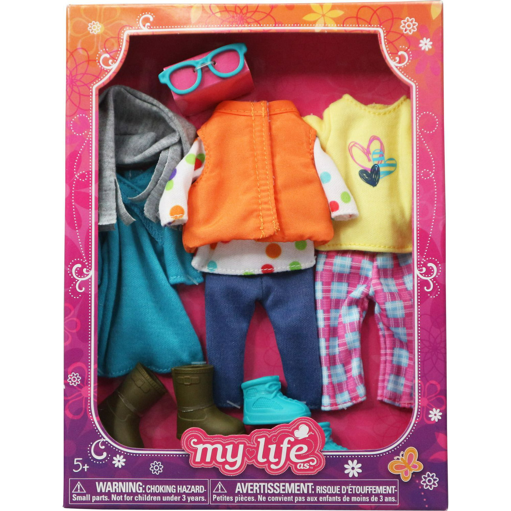 Doll Clothes Fits American Girl & Other 18 Inch Dolls Beautiful Red D –  Pink Butterfly Closet
