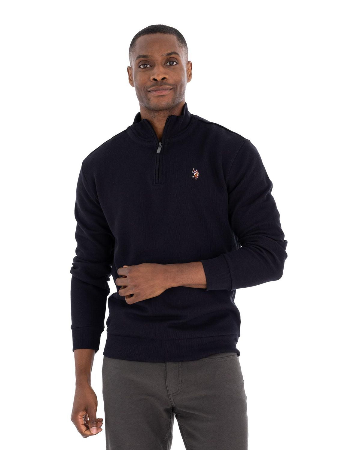 U.S. Polo Assn. Men's Flatback Quarter Zip