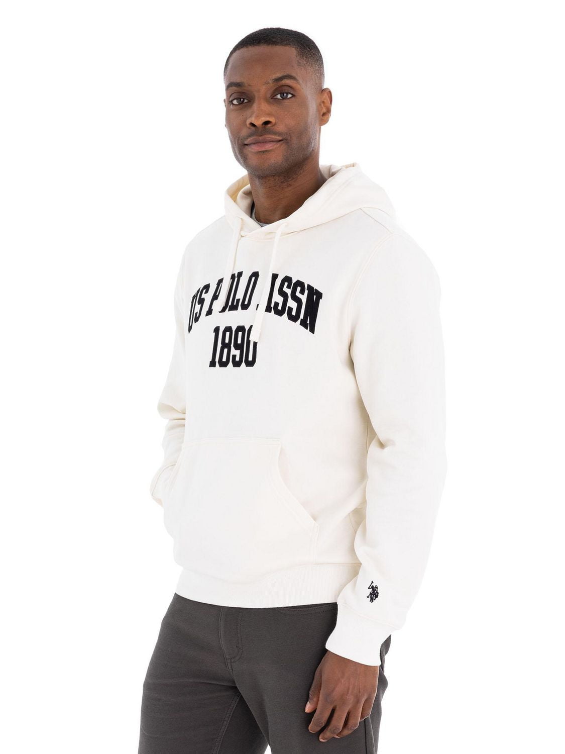 U.S. Polo Assn. Men's Fleece Pullover with Logo Applique