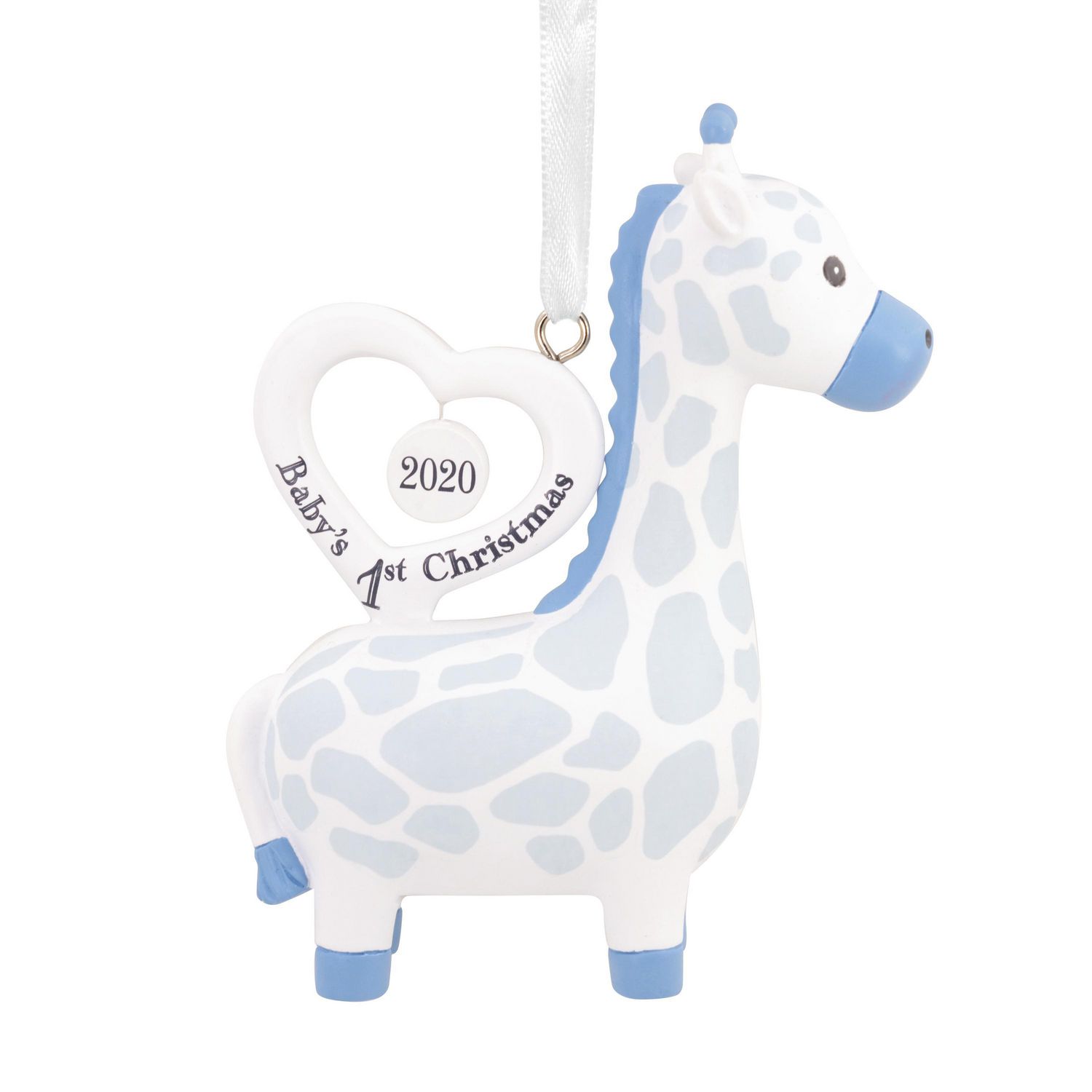 Hallmark Baby's 1st Christmas Blue Giraffe 2020 Christmas Ornament ...