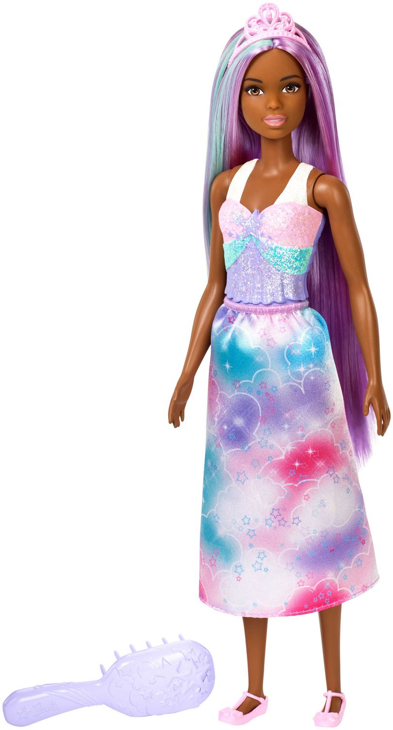 barbie with purple dress